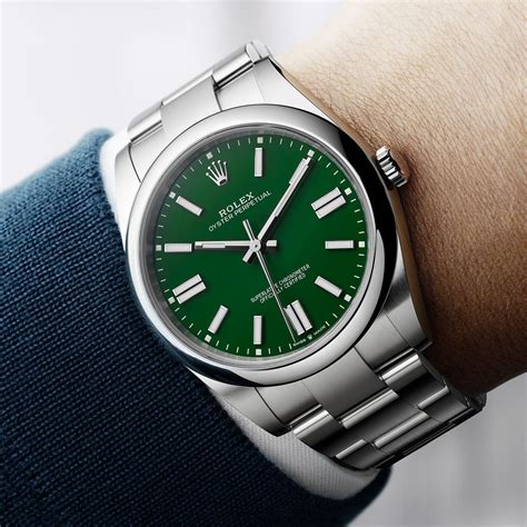 rolex oyster perpetual green and gold|rolex oyster perpetual prix.